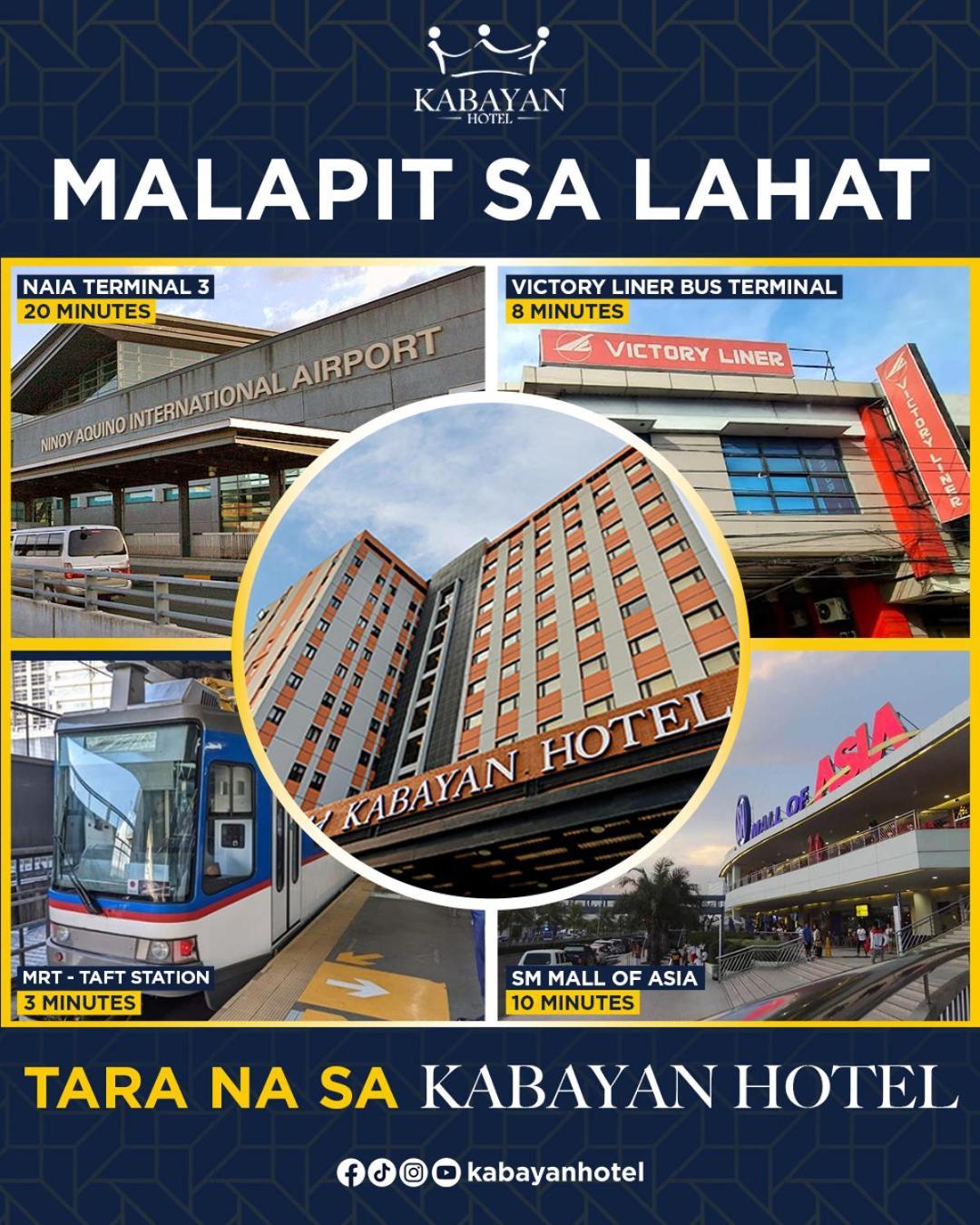 Kabayan Hotel Pasay Exterior foto